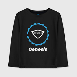 Лонгслив хлопковый детский Genesis в стиле Top Gear, цвет: черный