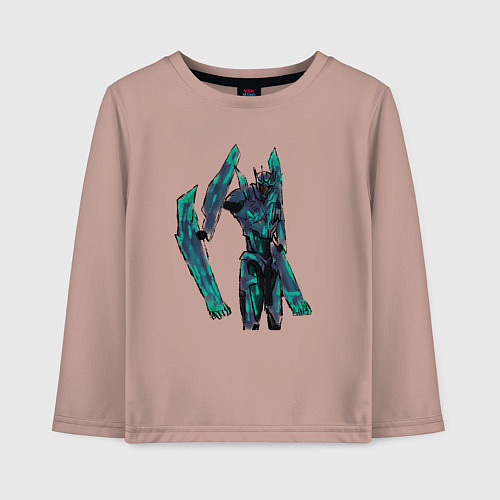 Детский лонгслив Saundwave / Пыльно-розовый – фото 1