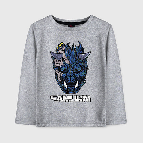 Детский лонгслив Samurai gang / Меланж – фото 1