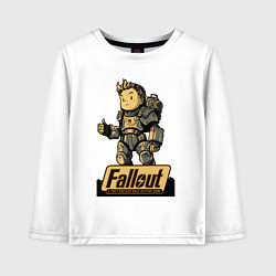 Детский лонгслив Vault boy in armor