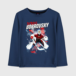 Лонгслив хлопковый детский Бобровский Флорида Пантерз, цвет: тёмно-синий