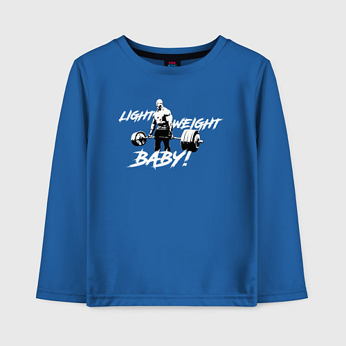 Детский лонгслив Yeah buddy light weight / Синий – фото 1