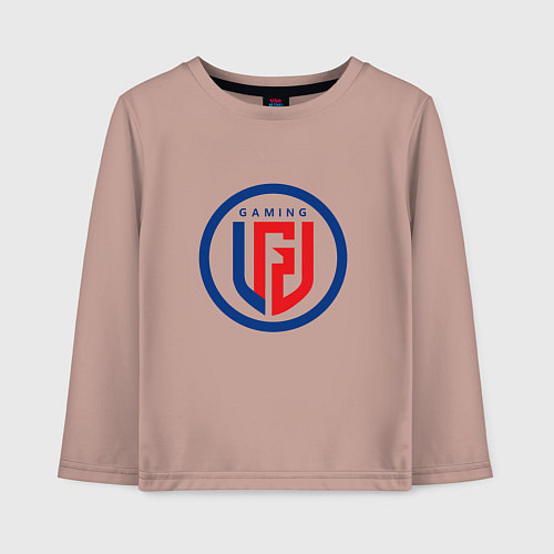 Детский лонгслив PSG LGD logo / Пыльно-розовый – фото 1