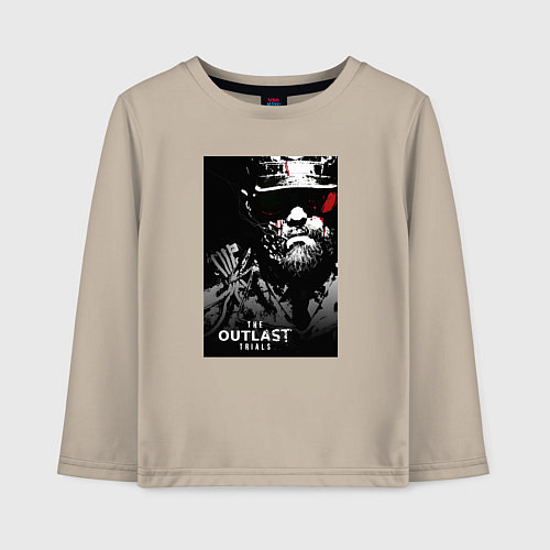 Детский лонгслив The Outlast Trials Лиланд Койл / Миндальный – фото 1
