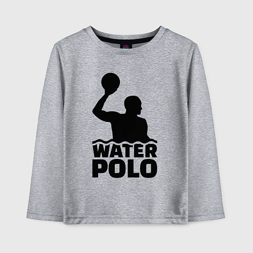 Детский лонгслив Водное поло / Меланж – фото 1