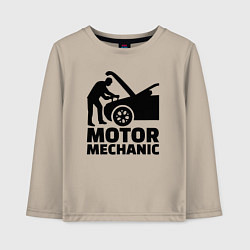 Детский лонгслив Motor mechanic