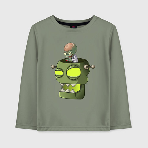 Детский лонгслив Зомбосс / Авокадо – фото 1
