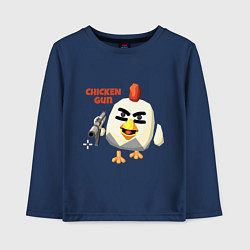 Детский лонгслив Chicken Gun злой