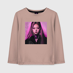 Детский лонгслив Blackpink Jennie аниме рисунок