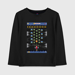 Детский лонгслив Old game Space invaders