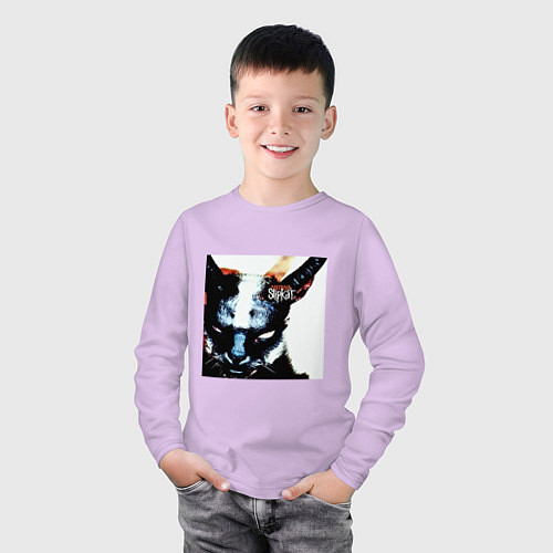 Детский лонгслив Slipkat Meowa / Лаванда – фото 3