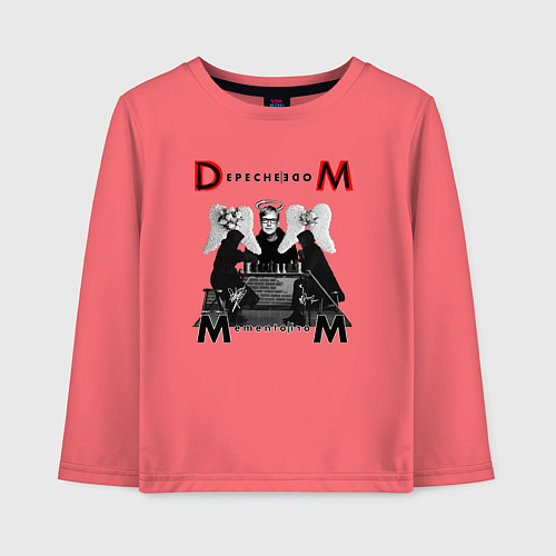 Детский лонгслив Depeche Mode - Memento Mori 01 / Коралловый – фото 1