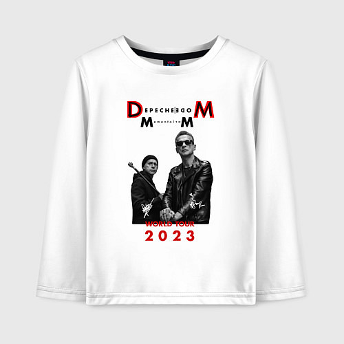 Детский лонгслив Depeche Mode 2023 Memento Mori - Dave & Martin 03 / Белый – фото 1