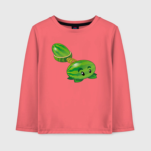 Детский лонгслив Арбузик / Коралловый – фото 1