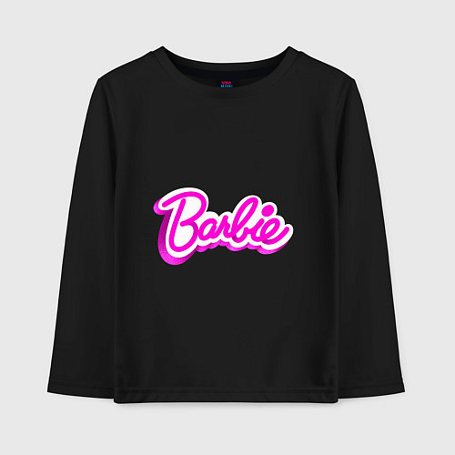 Детский лонгслив Барби кукла / Черный – фото 1