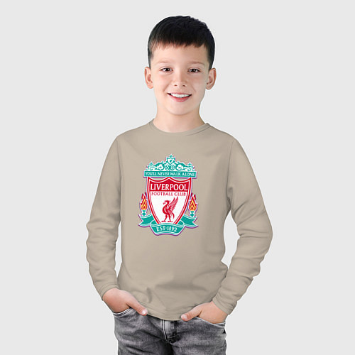 Детский лонгслив Liverpool fc sport collection / Миндальный – фото 3
