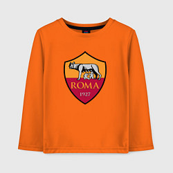 Лонгслив хлопковый детский Roma sport fc, цвет: оранжевый