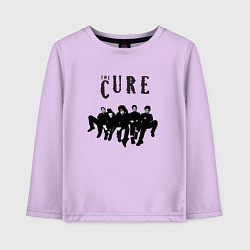 Лонгслив хлопковый детский The Cure - A Band, цвет: лаванда