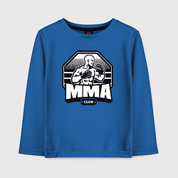 Лонгслив хлопковый детский MMA club, цвет: синий