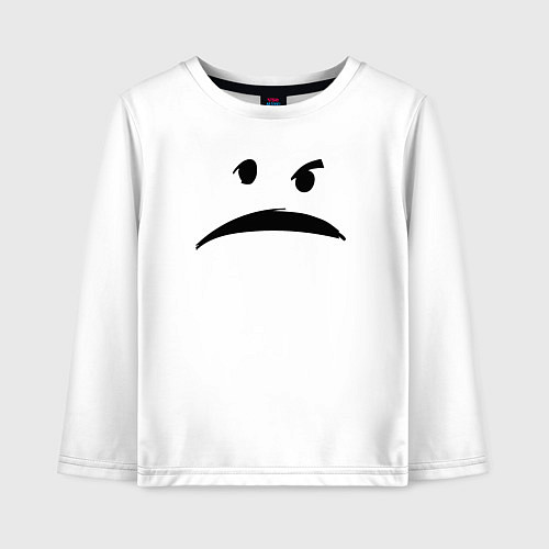 Детский лонгслив Привидение с мотором / Белый – фото 1