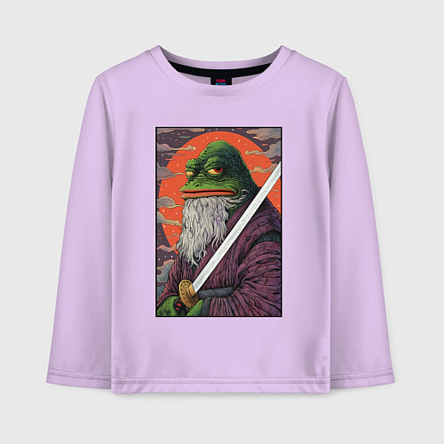 Детский лонгслив Pepe samurai / Лаванда – фото 1