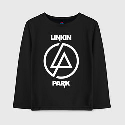 Лонгслив хлопковый детский Linkin Park logo, цвет: черный