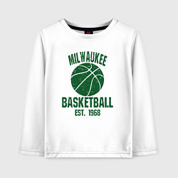 Детский лонгслив Milwaukee basketball 1968