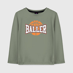 Детский лонгслив Baller style