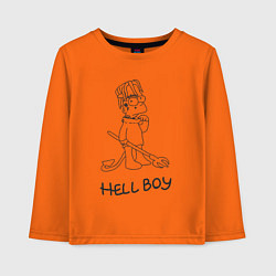 Детский лонгслив Bart hellboy Lill Peep