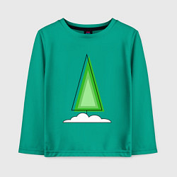 Детский лонгслив Новогоднее праздничное дерево