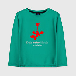 Детский лонгслив Depeche Mode - Violator rose logo