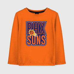 Лонгслив хлопковый детский Phx Suns, цвет: оранжевый