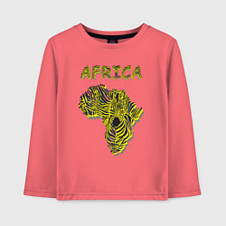 Детский лонгслив Zebra Africa