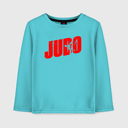 Детский лонгслив Judo red