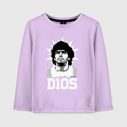 Детский лонгслив Dios Diego Maradona