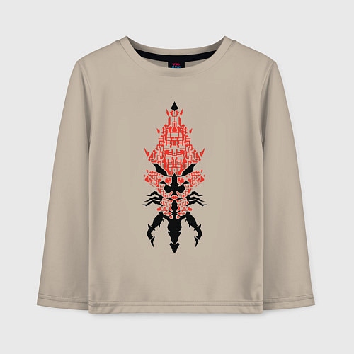 Детский лонгслив Левиафан Mass Effect / Миндальный – фото 1