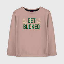 Детский лонгслив Get bucked