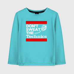 Детский лонгслив Dont sweat the Technics