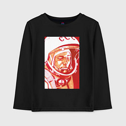 Детский лонгслив Gagarin in red