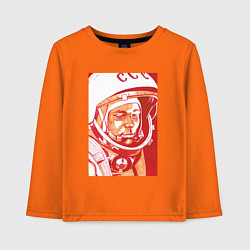 Детский лонгслив Gagarin in red