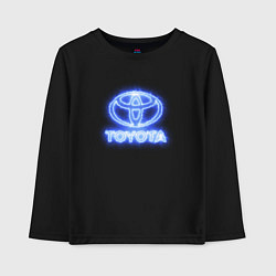 Детский лонгслив Toyota neon