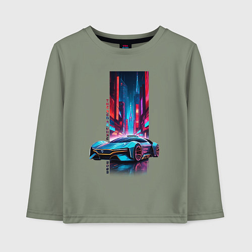 Детский лонгслив Красная площадь 2082 / Авокадо – фото 1