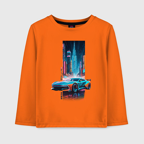 Детский лонгслив Пекин 2082 / Оранжевый – фото 1