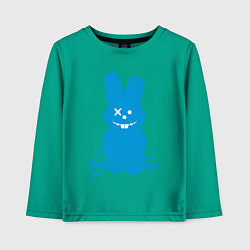 Лонгслив хлопковый детский Blue bunny, цвет: зеленый