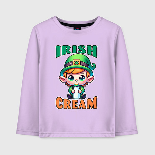 Детский лонгслив Irish Cream / Лаванда – фото 1