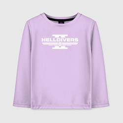 Детский лонгслив Helldivers 2: Logo