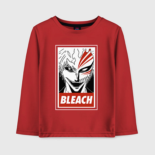 Детский лонгслив Пустой Ичиго / Красный – фото 1