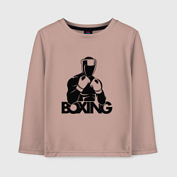 Детский лонгслив Boxing art