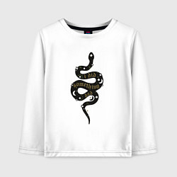 Лонгслив хлопковый детский Taylor Swift: I did something bad, цвет: белый