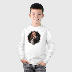 Лонгслив хлопковый детский Пауэр - охотница на демонов, цвет: белый — фото 2